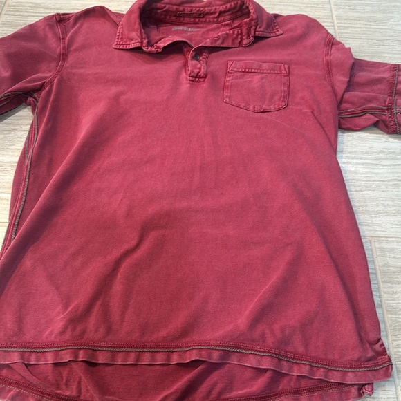 Men’s Johnston & Murphy Vintage Red Polo. Size Medium - Picture 1 of 12